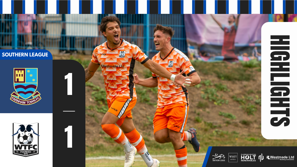 Read the full article - HIGHLIGHTS: Farnham Town 1-1 Wimborne Town