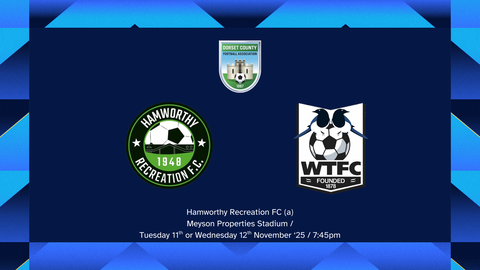 Read the full article - DORSET SENIOR CUP: Hamworthy Recreation (a)
