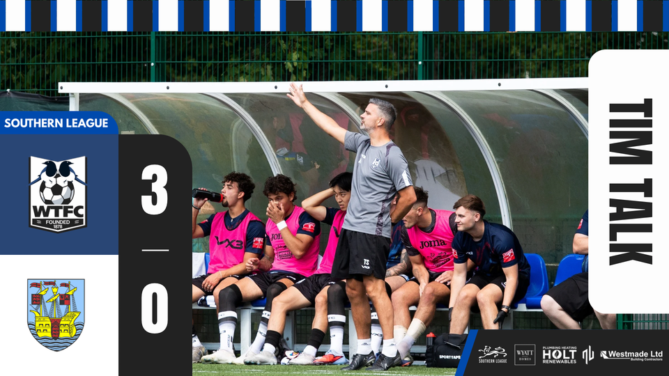 Read the full article - TIM TALK: Wimborne Town 3-0 Weymouth