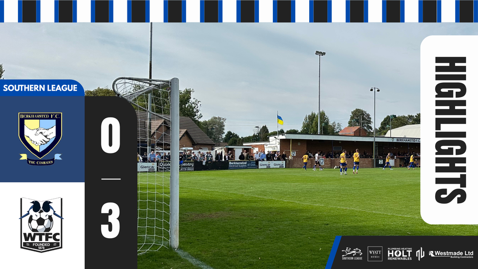 Read the full article - HIGHLIGHTS: Berkhamsted 0-3 Wimborne Town
