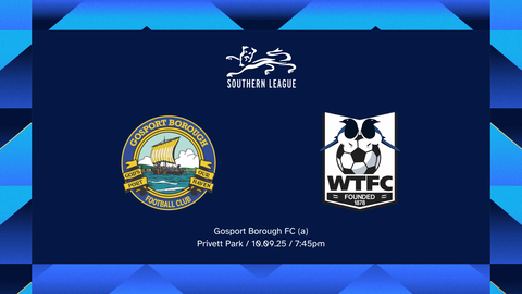 Read the full article - MATCH PREVIEW: Gosport Borough vs Wimborne Town