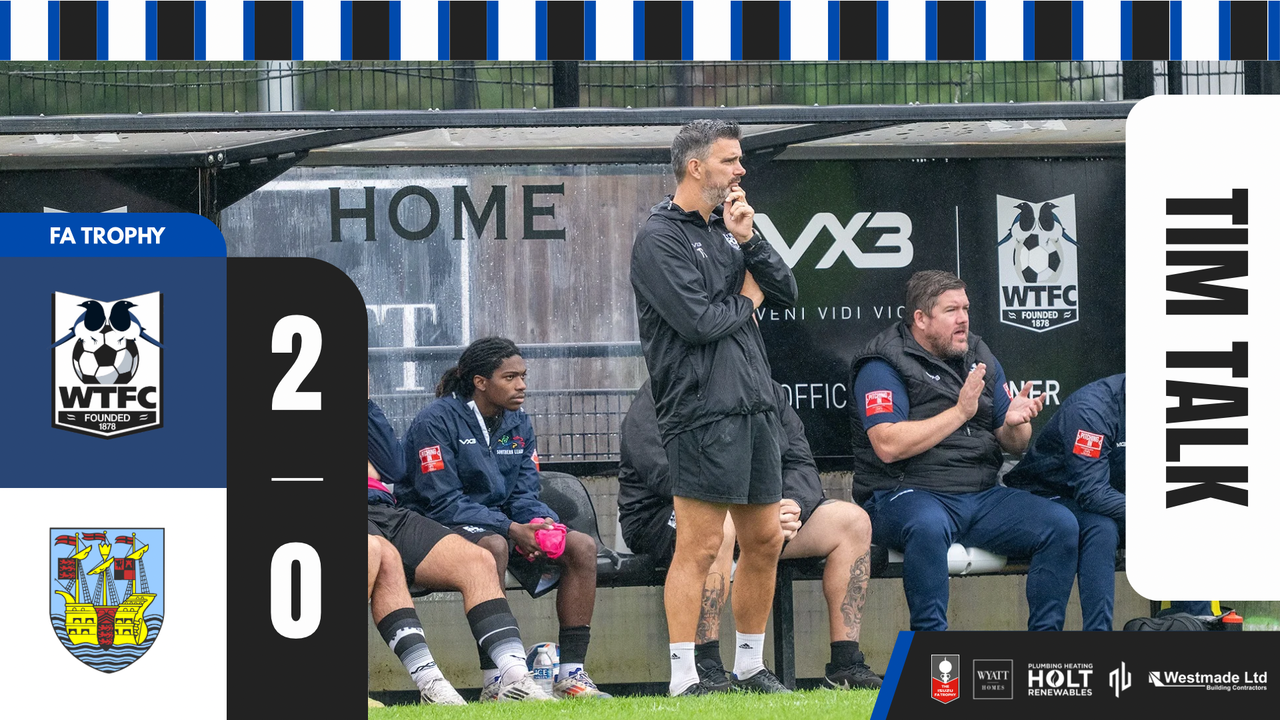 Read the full article - TIM TALK: Wimborne Town 2-0 Weymouth