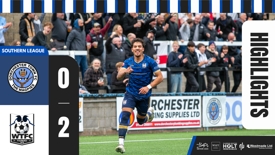 Read the full article - HIGHLIGHTS: Dorchester Town 0-2 Wimborne Town