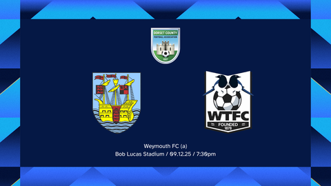 Read the full article - DORSET SENIOR CUP: Weymouth vs Wimborne Town