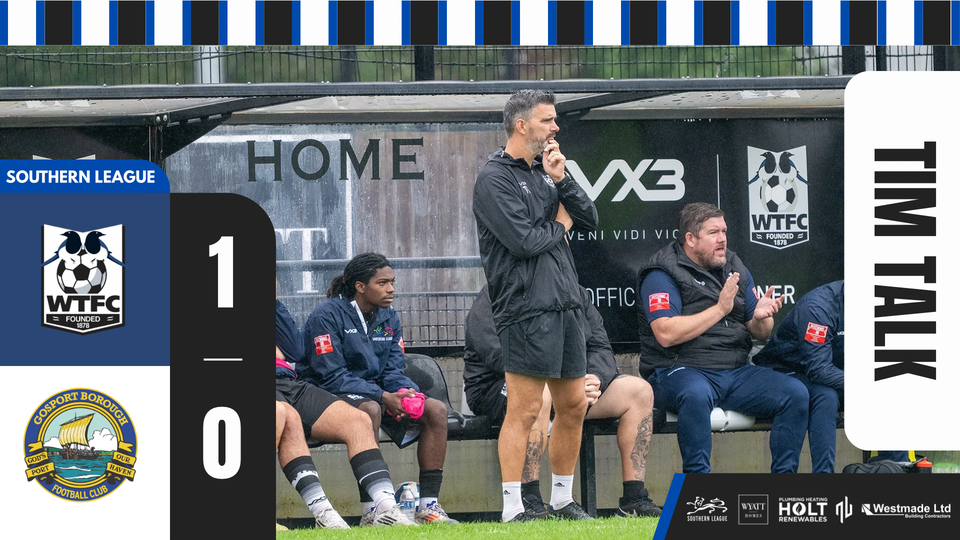 Read the full article - TIM TALK: Wimborne Town 1-0 Gosport Borough