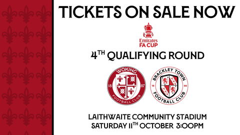 Read the full article - Brackley Town FA Cup tickets on sale now