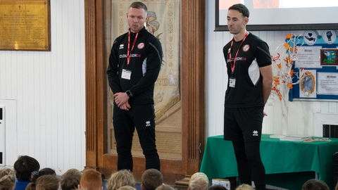Read the full article - Sam & Aiden visit St Mary’s C Of E Primary School