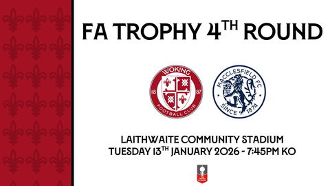 Read the full article - Macclesfield FC FA Trophy Fourth Round Confirmed Date