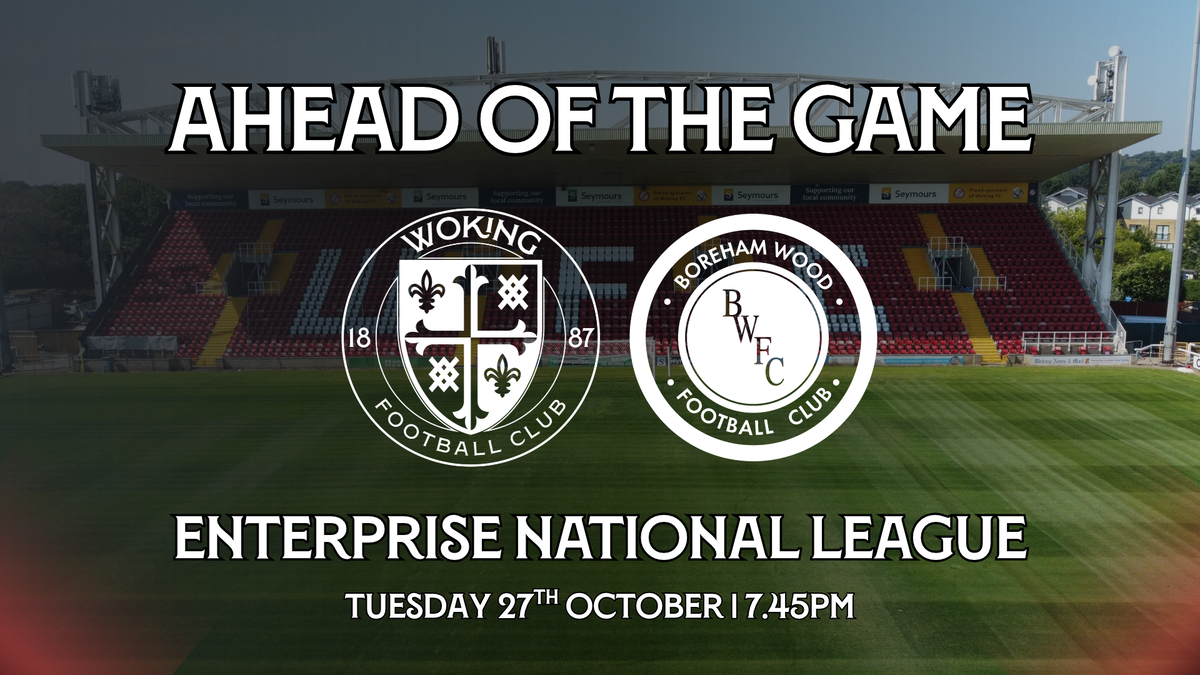 AHEAD OF THE GAME: BOREHAM WOOD (H)