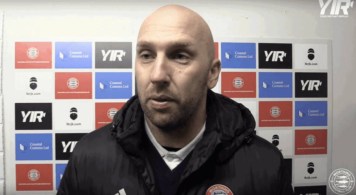Post Match Interview Potters Bar [H] League Worthing FC