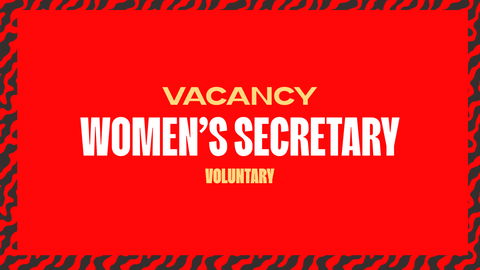 Read the full article - VACANCY: Women’s Secretary (Voluntary)