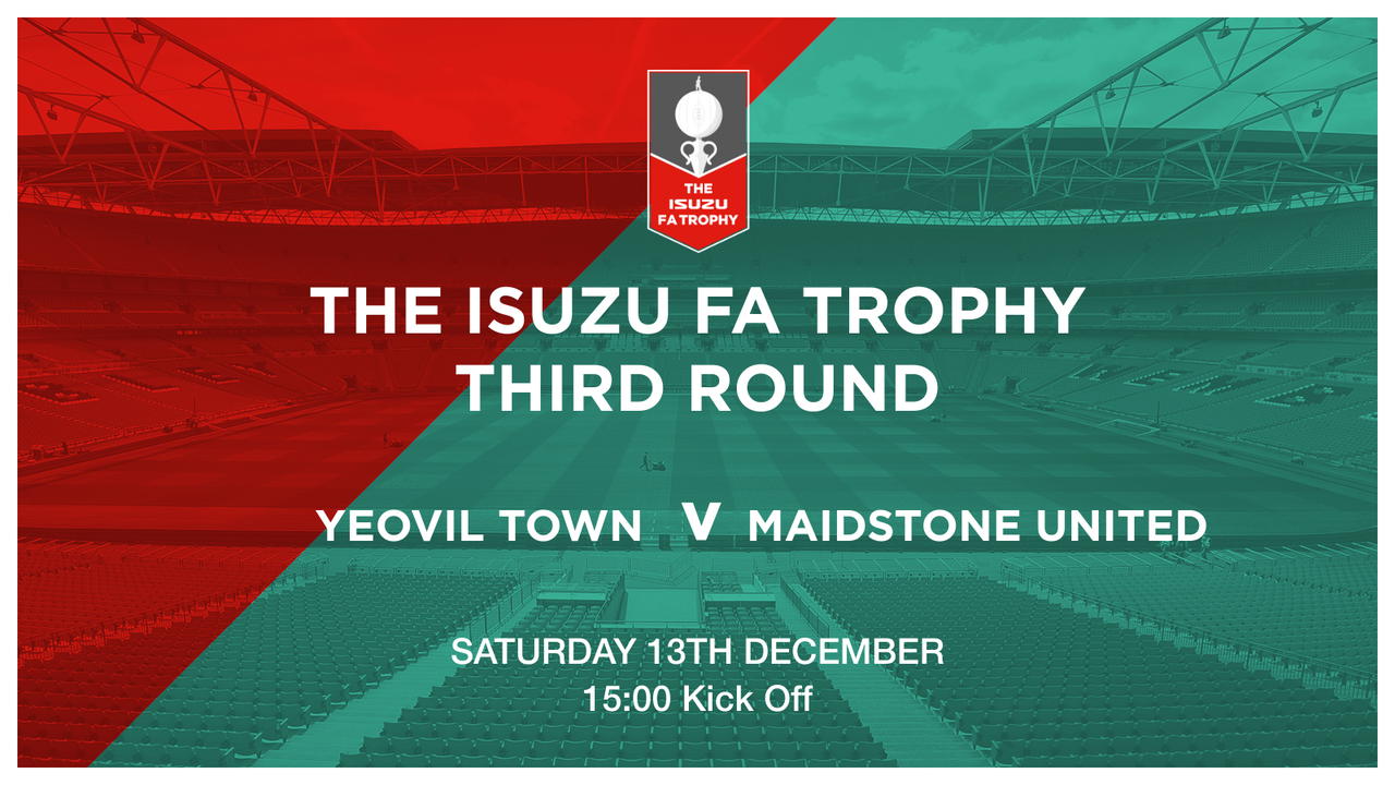 Read the full article - Yeovil Town Draw Maidstone United at Home in FA Trophy Third Round