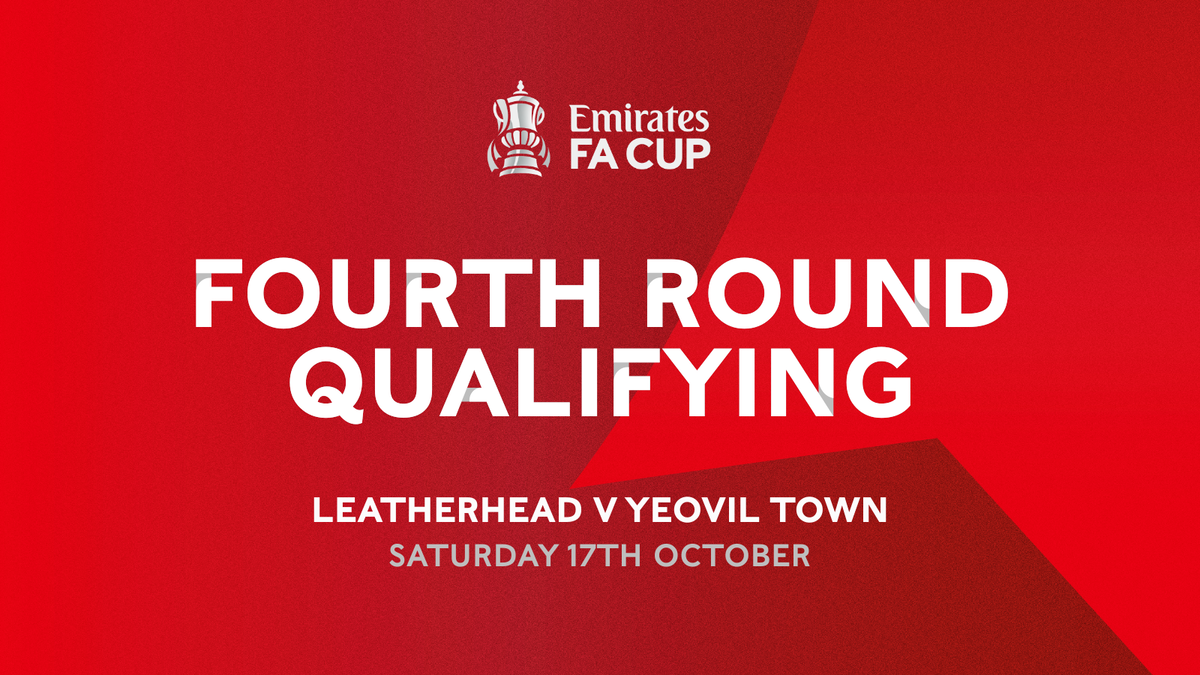 Glovers Draw Leatherhead Away In Emirates FA Cup